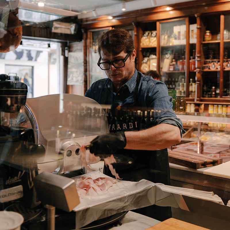 affettatrice prosciutto